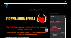 Desktop Screenshot of firewalkingafrica.com